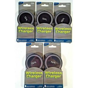 Lot Of 5 New Solaray portable Wireless Charging Pad For Enabled Smartphone